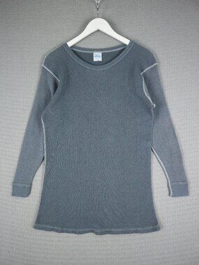 Simply Basics 1990s Thermal Henley Longsleeve Womens XL